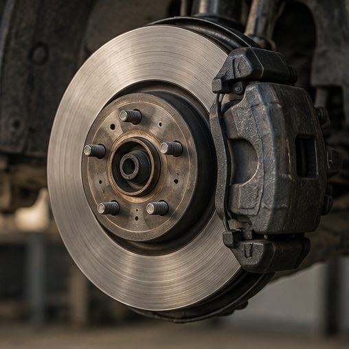 Brake disc and caliper
